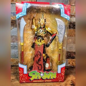 Spawn • Mandarin Spawn • By : McFarlane Toys • Moving Parts • 14-Yrs. & Up • Red